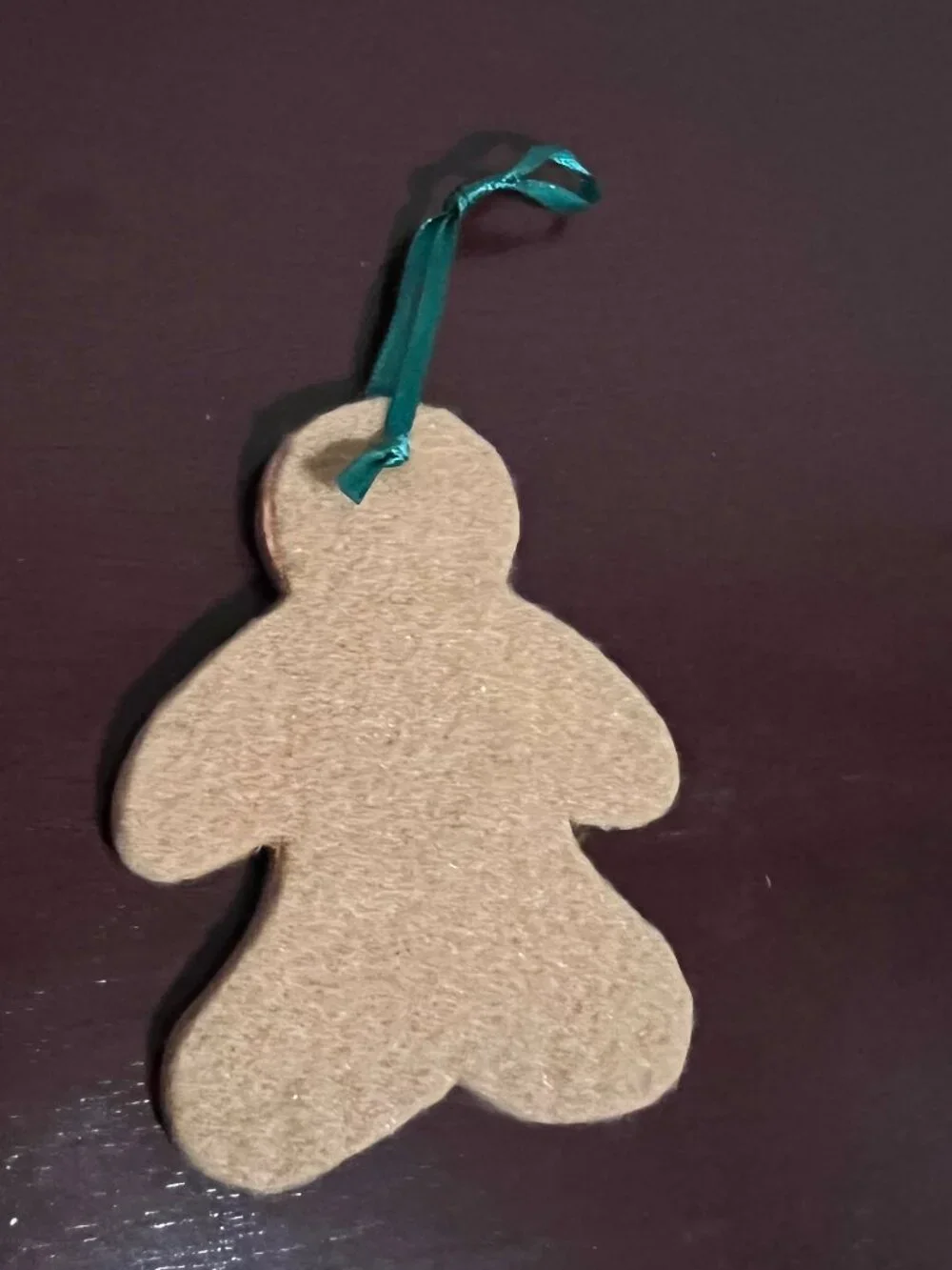 Wooden Gingerbread Christmas Ornament Primitive Country Holiday Decor